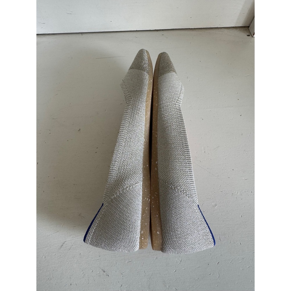 Rothy's The Point flats in Diamond Metallic Size 10 - Picture 5 of 8